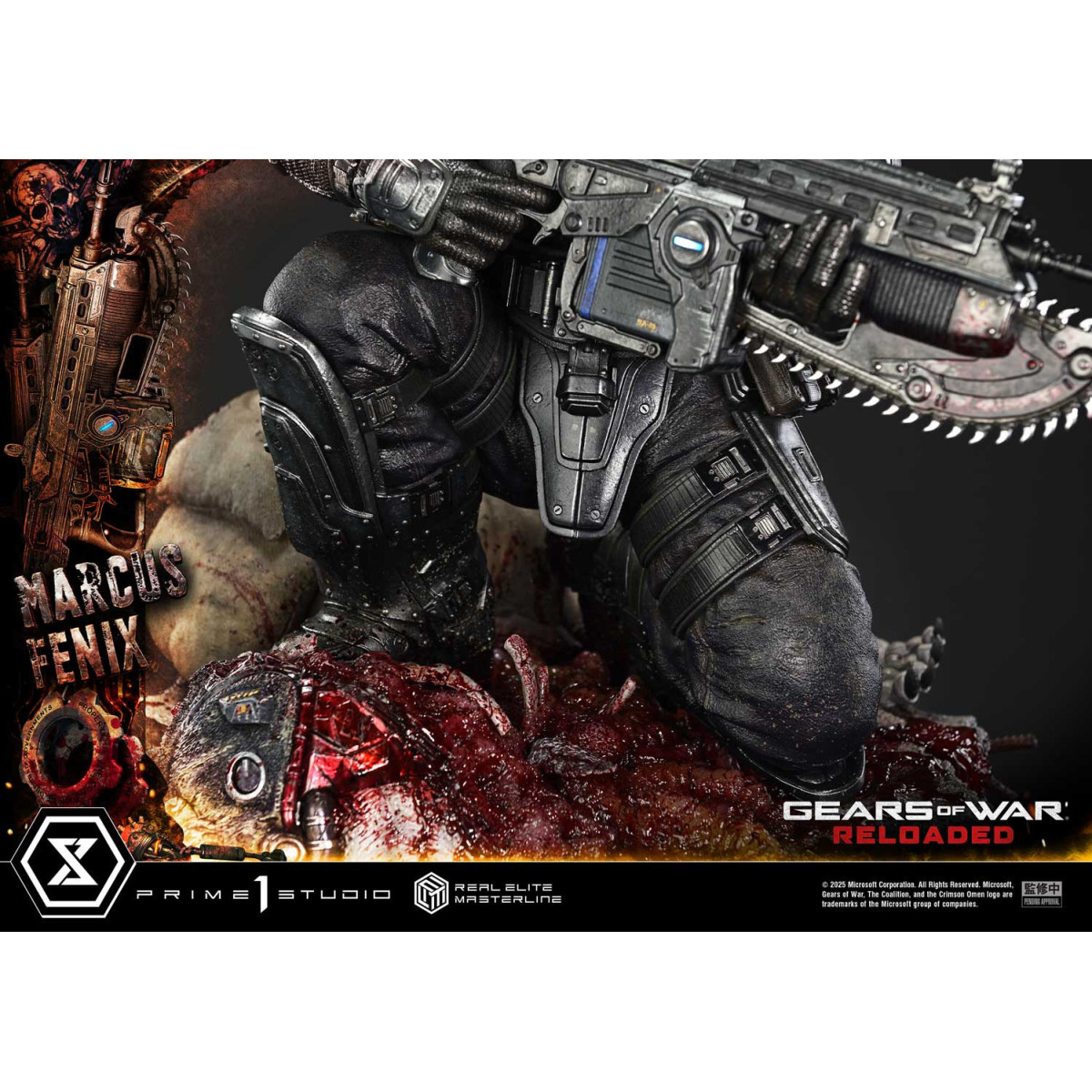 Prime 1 Studio - Gears of War Reloaded - Marcus Fenix Ultimate Bonus Version - Real Elite Masterline Series 1/3