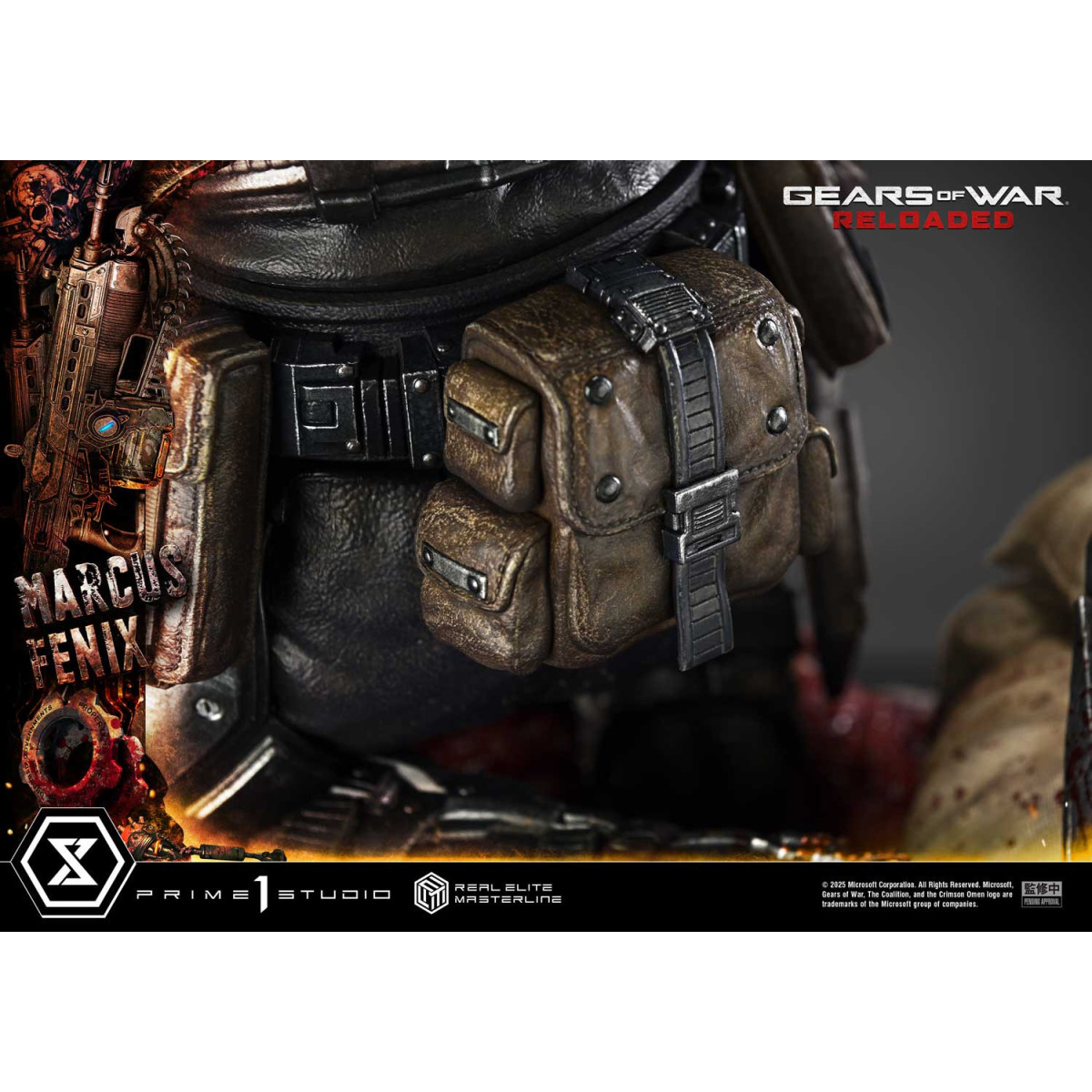 Prime 1 Studio - Gears of War Reloaded - Marcus Fenix Ultimate Bonus Version - Real Elite Masterline Series 1/3