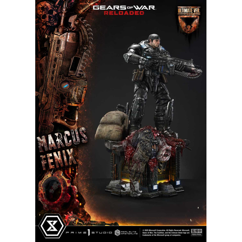 Prime 1 Studio - Gears of War Reloaded - Marcus Fenix Ultimate Bonus Version - Real Elite Masterline Series 1/3