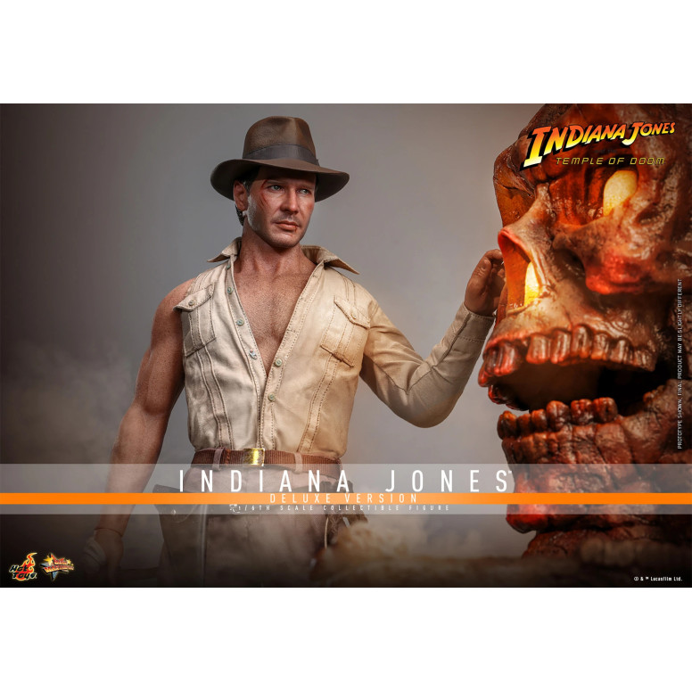 Hot Toys - Indiana Jones and the Temple of Doom - Indiana Jones Deluxe Version MMS 1/6