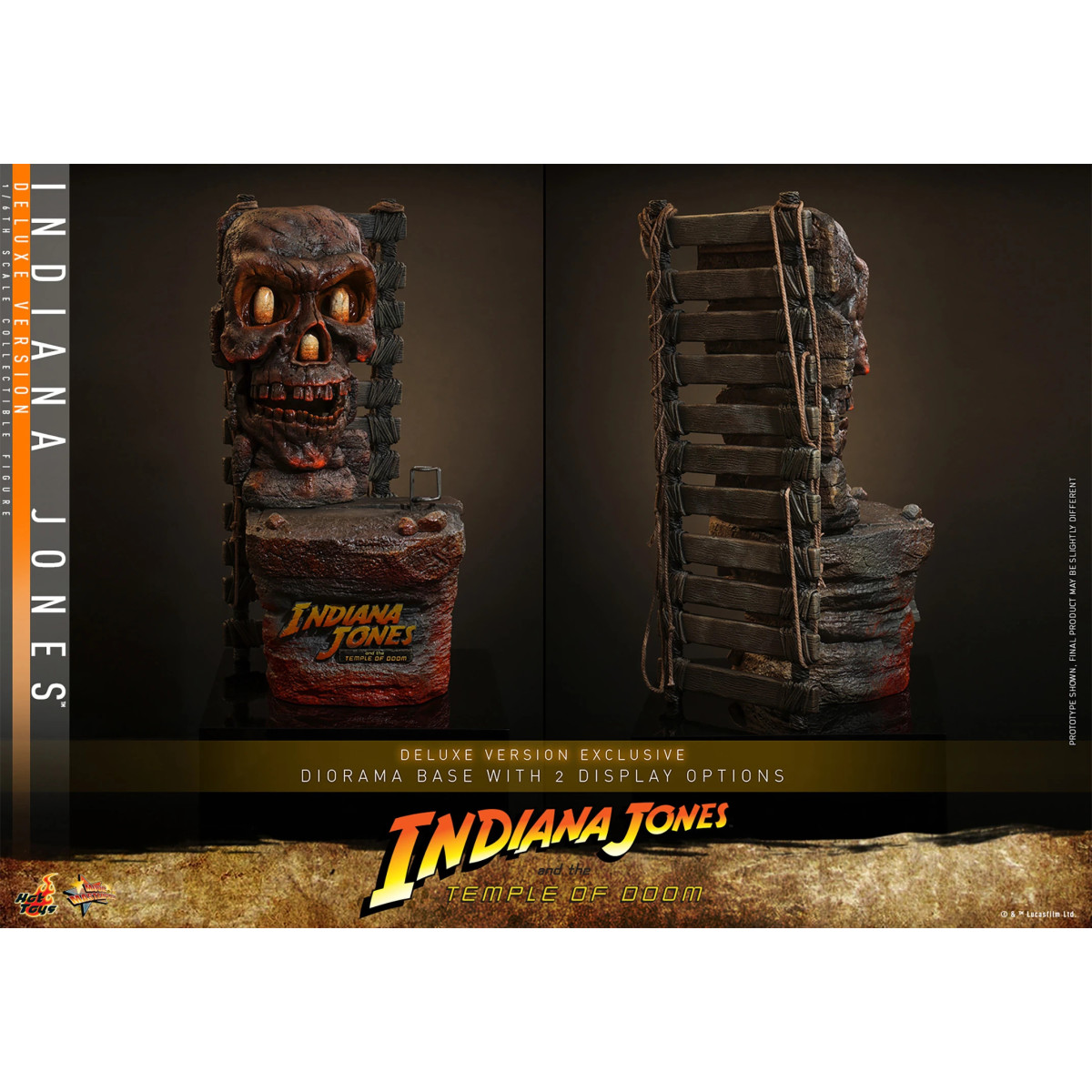 Hot Toys - Indiana Jones and the Temple of Doom - Indiana Jones Deluxe Version MMS 1/6