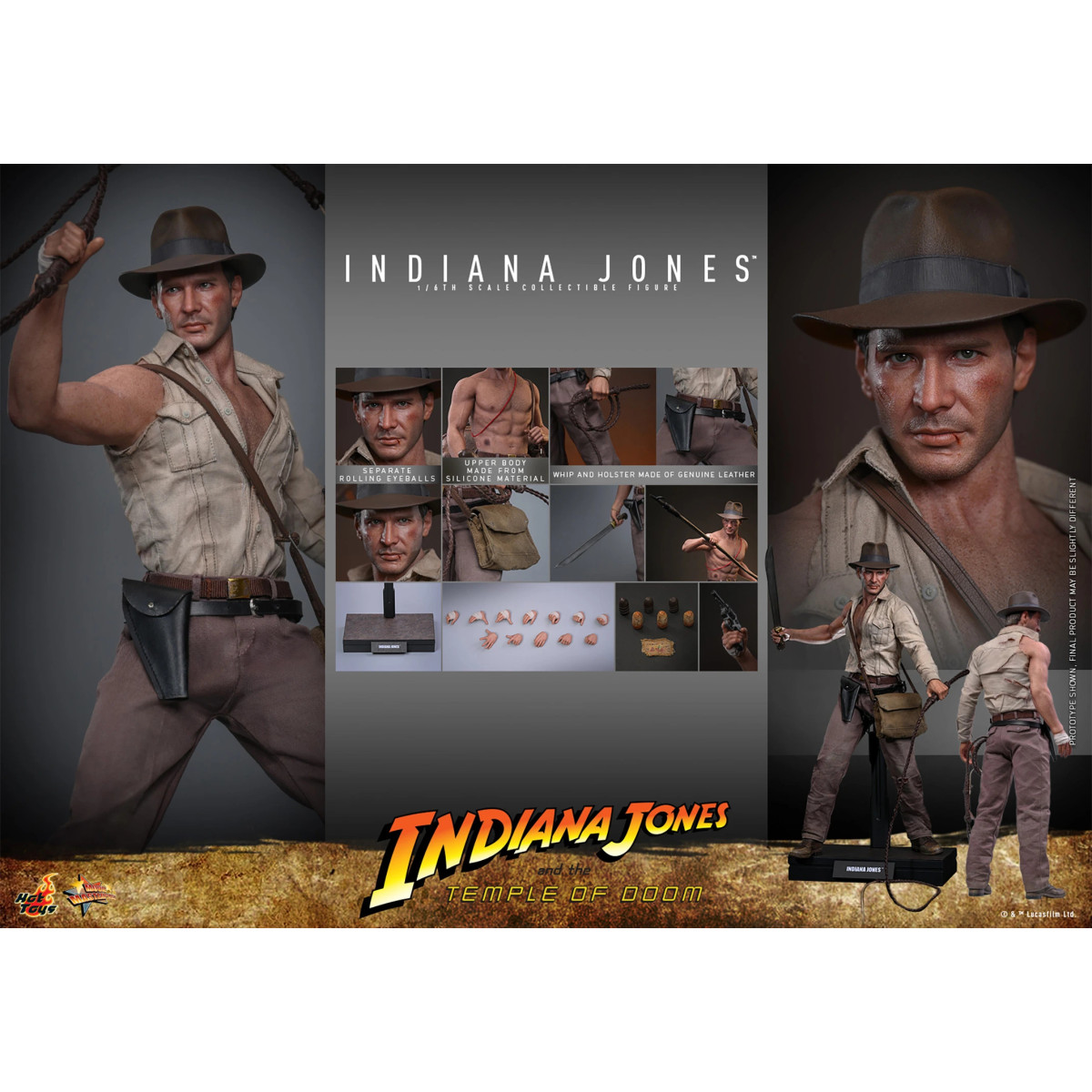 Hot Toys - Indiana Jones and the Temple of Doom - Indiana Jones MMS 1/6