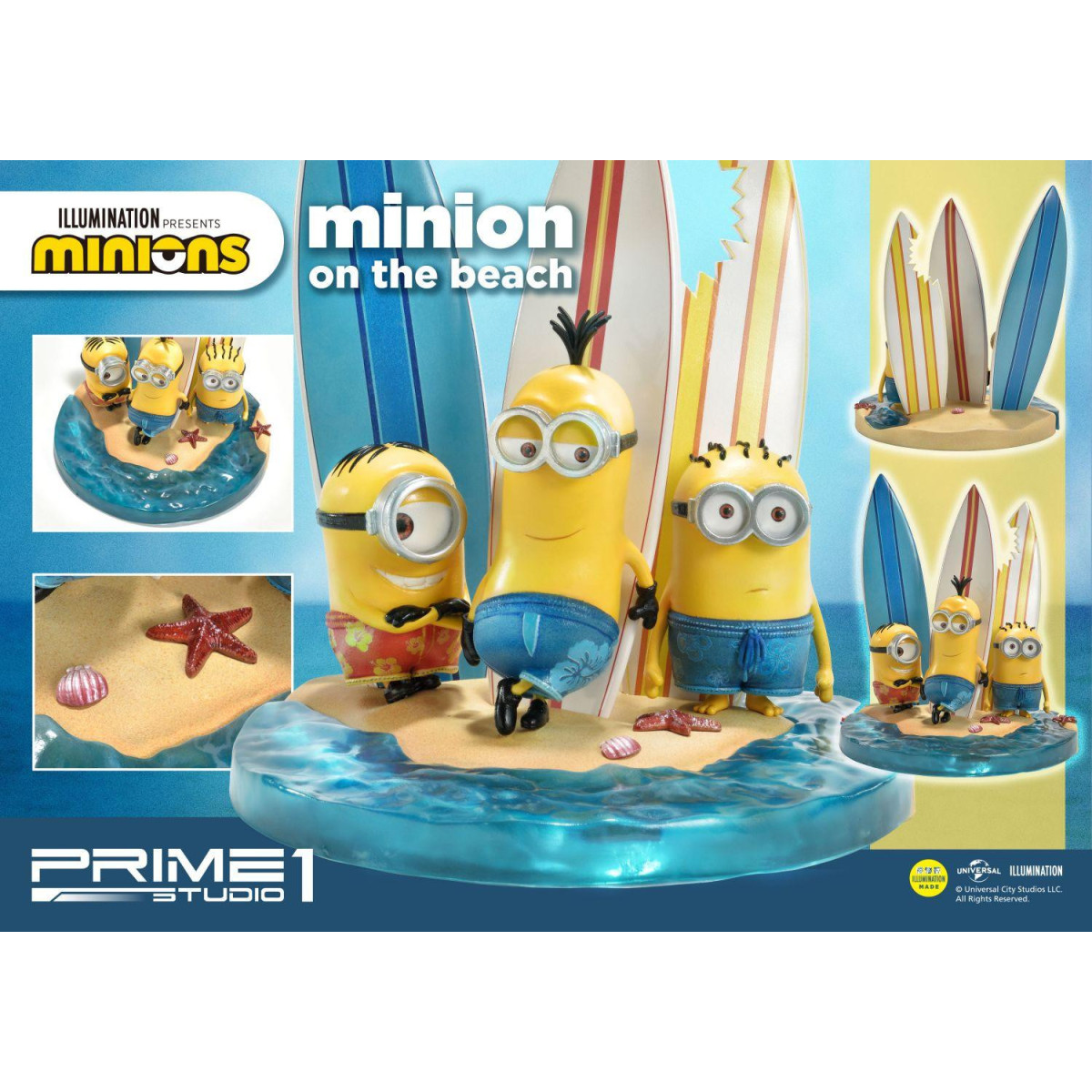 Prime 1 Studio - PCFMINI-01: Minion on the beach - Despicable Me - Minions