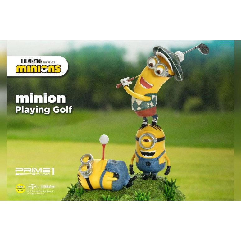 Prime 1 Studio - PCFMINI-07: Minion playing Golf - Despicable Me - Minions
