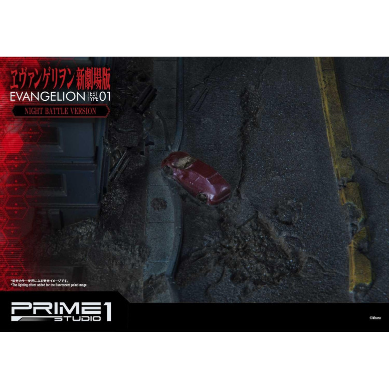 Prime 1 Studio Neon Genesis Neon Genesis Evangelion: EVA Test Type-01 Night Battle Version Ultimate Diorama Masterline series