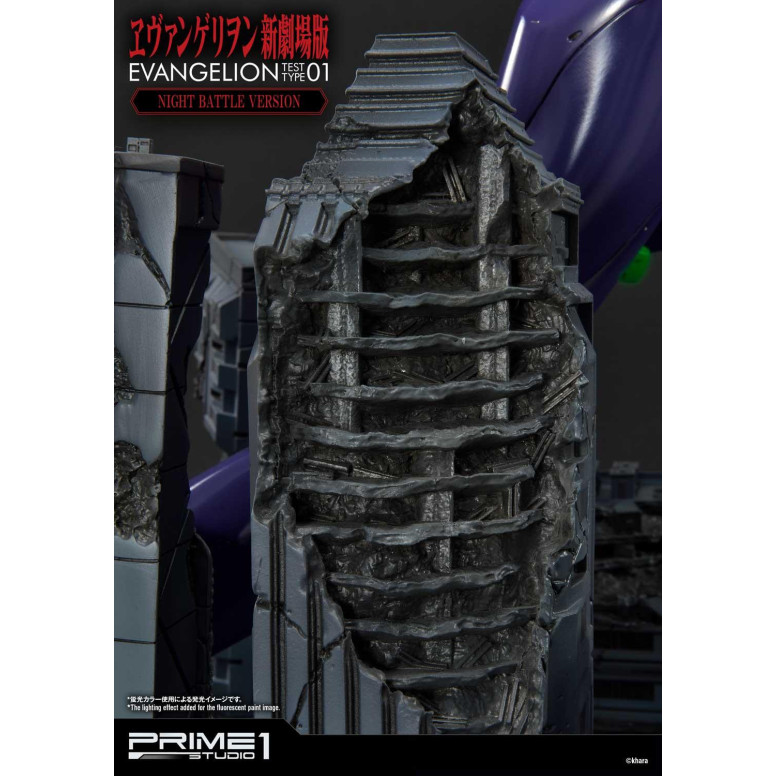 Prime 1 Studio Neon Genesis Neon Genesis Evangelion: EVA Test Type-01 Night Battle Version Ultimate Diorama Masterline series