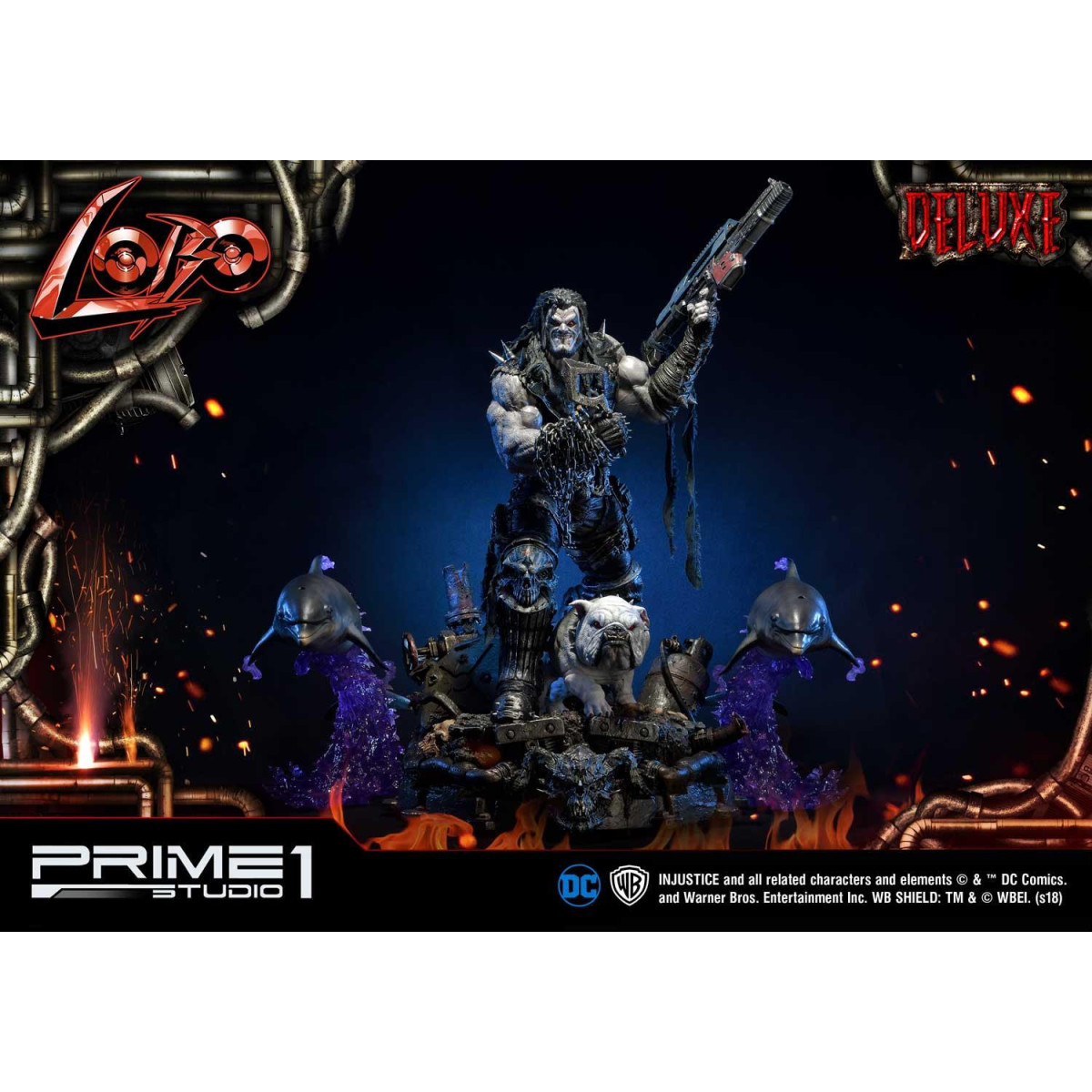 Prime One Studio - LOBO Deluxe Version - Injustice: Gods Among Us Ultimate Museum Masterline Series 1/3