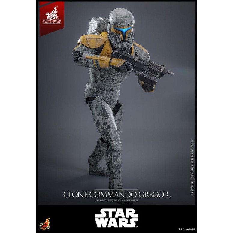 Hot Toys Star Wars - Clone Commando Gregor - The Clone Wars 1/6 Hot Toys Exclusive