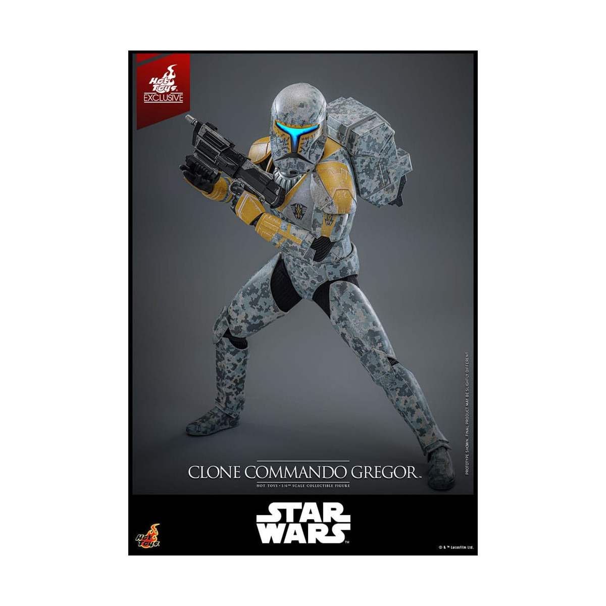 Hot Toys Star Wars - Clone Commando Gregor - The Clone Wars 1/6 Hot Toys Exclusive