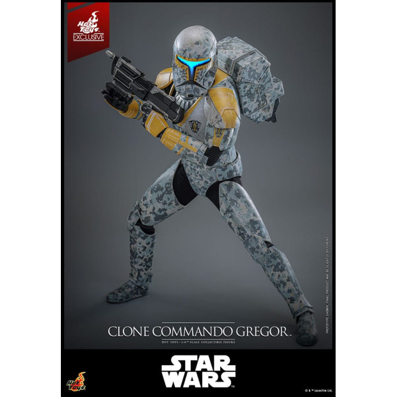 Hot Toys Star Wars - Clone Commando Gregor - The Clone Wars 1/6 Hot Toys Exclusive