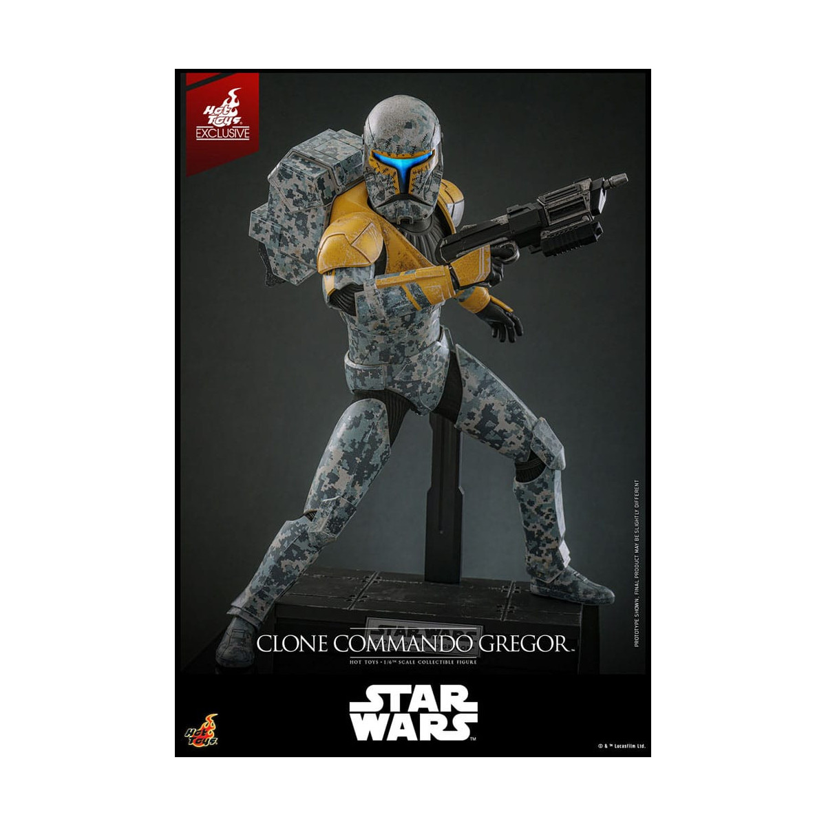 Hot Toys Star Wars - Clone Commando Gregor - The Clone Wars 1/6 Hot Toys Exclusive