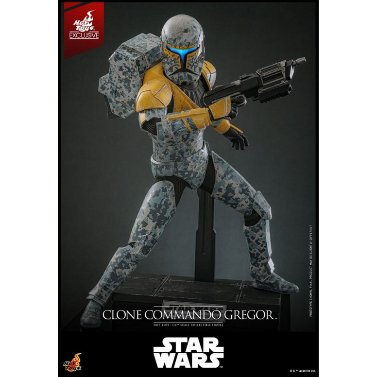 Hot Toys Star Wars - Clone Commando Gregor - The Clone Wars 1/6 Hot Toys Exclusive