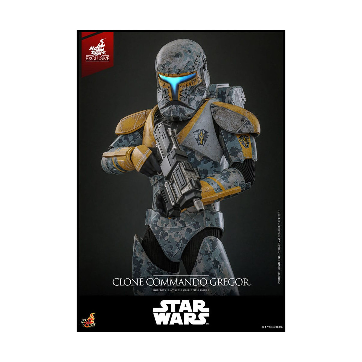 Hot Toys Star Wars - Clone Commando Gregor - The Clone Wars 1/6 Hot Toys Exclusive
