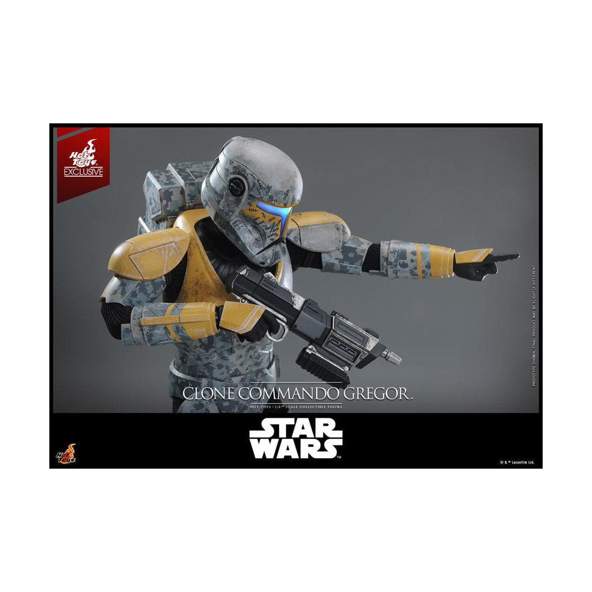 Hot Toys Star Wars - Clone Commando Gregor - The Clone Wars 1/6 Hot Toys Exclusive