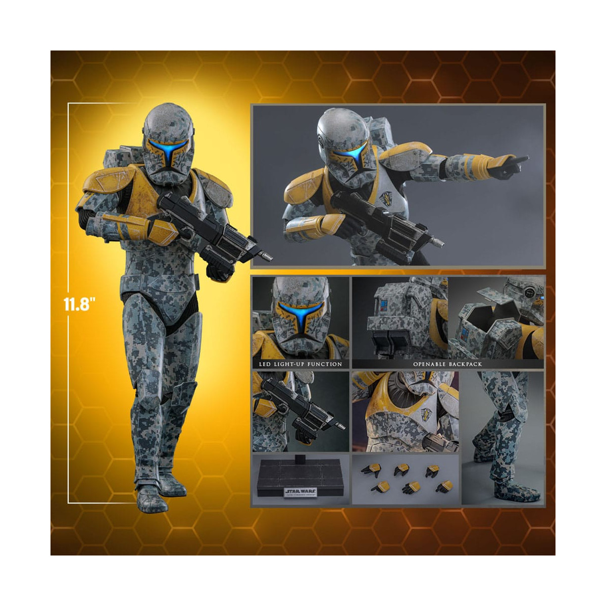 Hot Toys Star Wars - Clone Commando Gregor - The Clone Wars 1/6 Hot Toys Exclusive