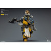 Joytoy - Warhammer - Imperial Fists - Librarian Consul with Force Axe and Bolt Pistol 1/18