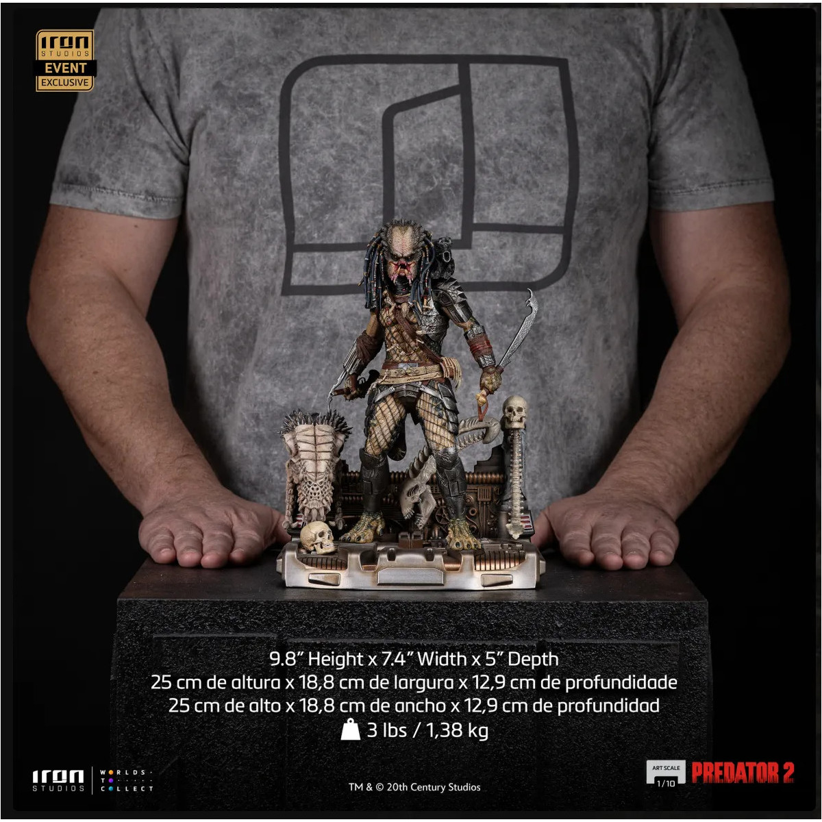 Iron Studios Predator 2 - Elder Predator CCXP 2025 exclusive - Art Scale 1/10
