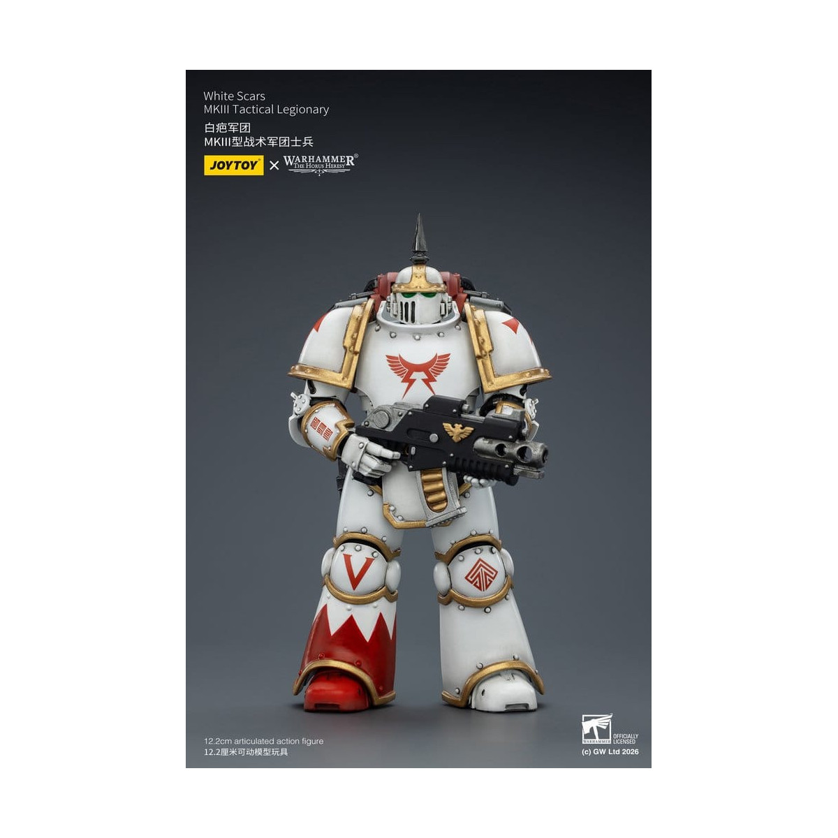Joytoy - Warhammer - White Scars Mk III Tactical Squad - Mk III Tactical Legionary 1/18