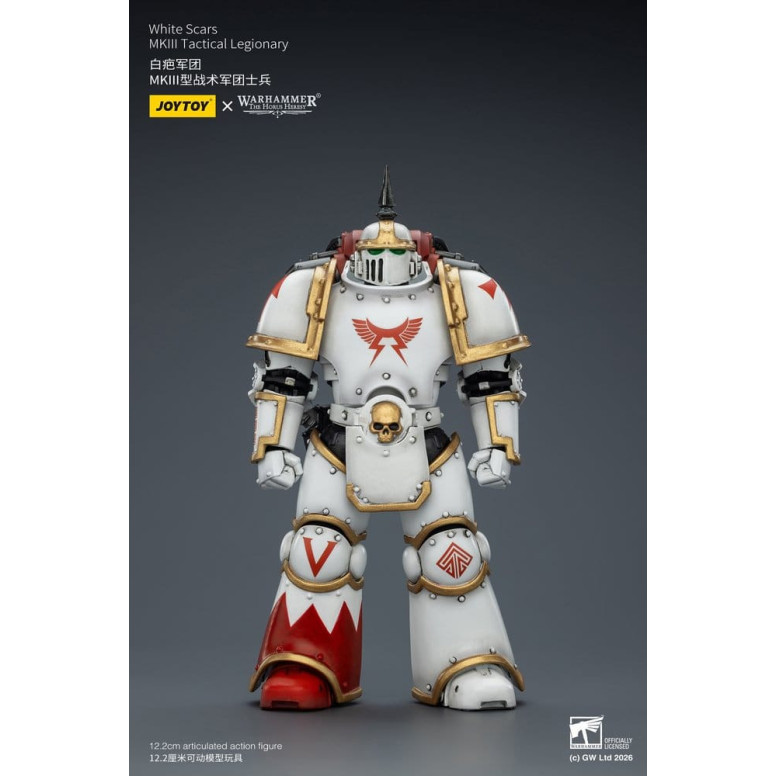 Joytoy - Warhammer - White Scars Mk III Tactical Squad - Mk III Tactical Legionary 1/18