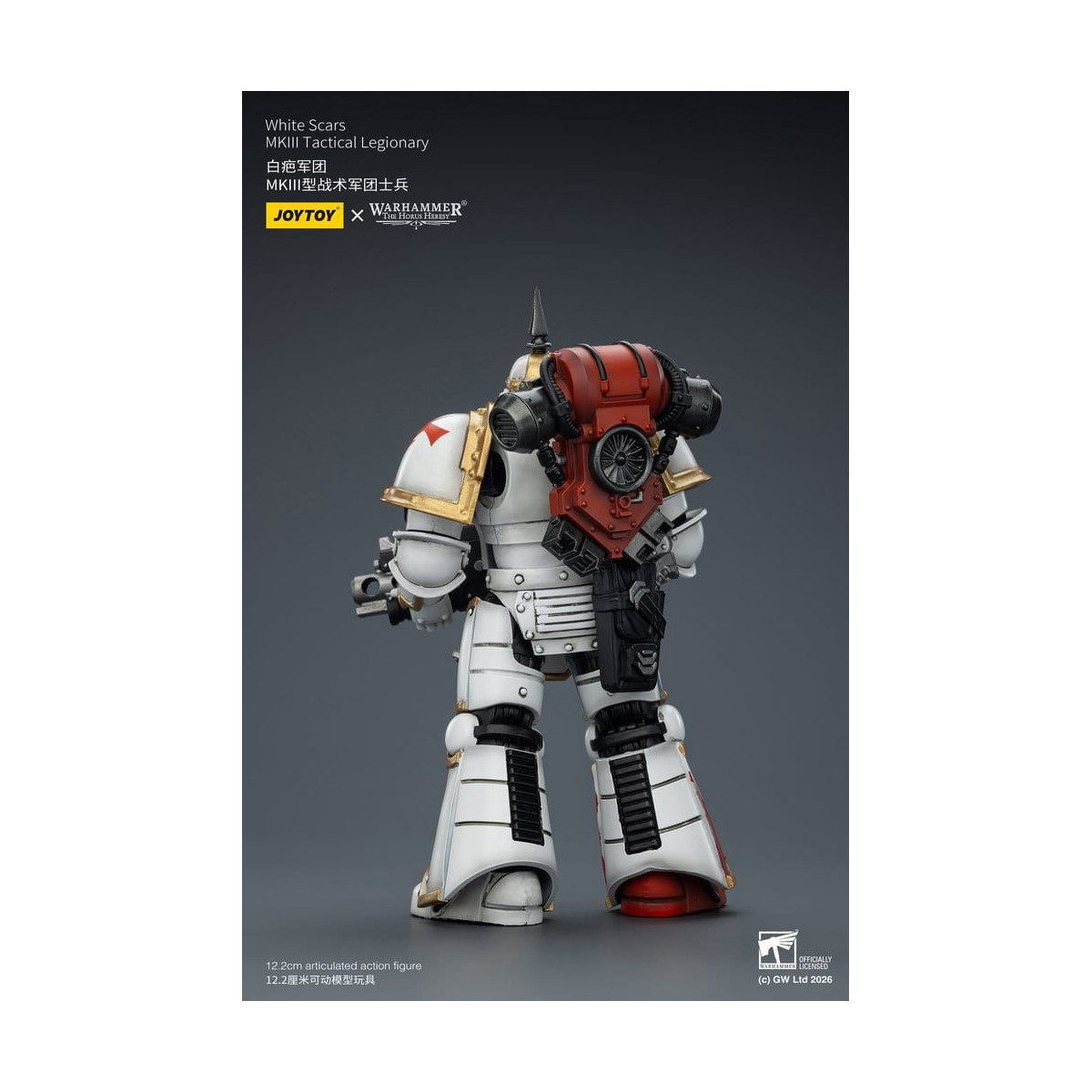 Joytoy - Warhammer - White Scars Mk III Tactical Squad - Mk III Tactical Legionary 1/18