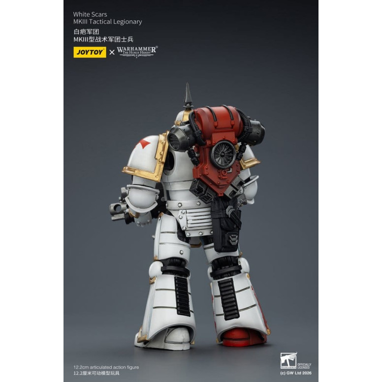 Joytoy - Warhammer - White Scars Mk III Tactical Squad - Mk III Tactical Legionary 1/18