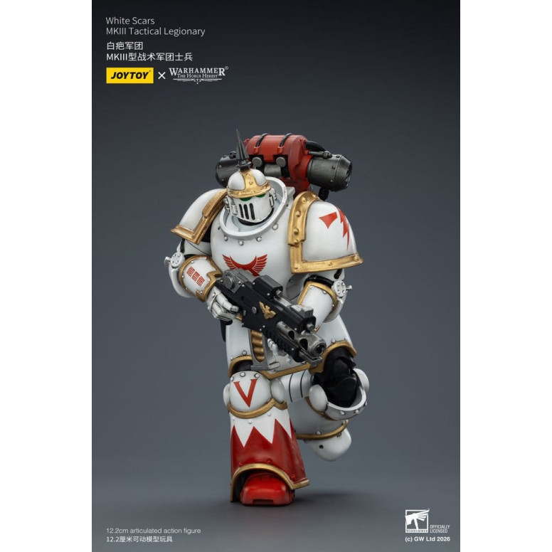 Joytoy - Warhammer - White Scars Mk III Tactical Squad - Mk III Tactical Legionary 1/18