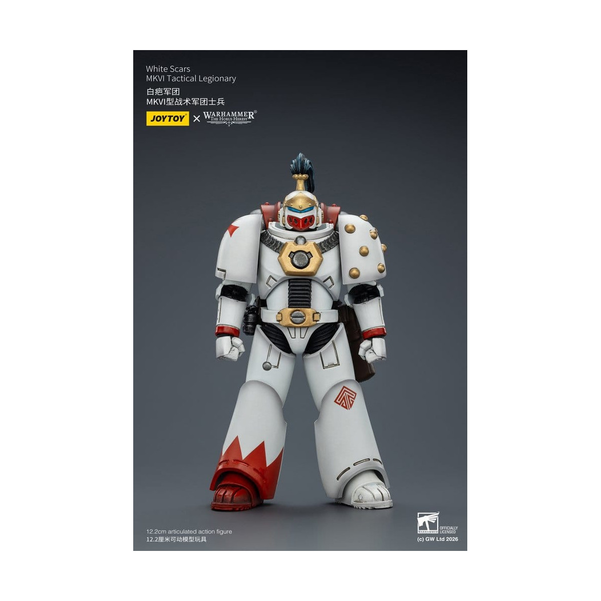 Joytoy - Warhammer - White Scars Mk IV Tactical Squad - MKVI Tactical Legionary 1/18