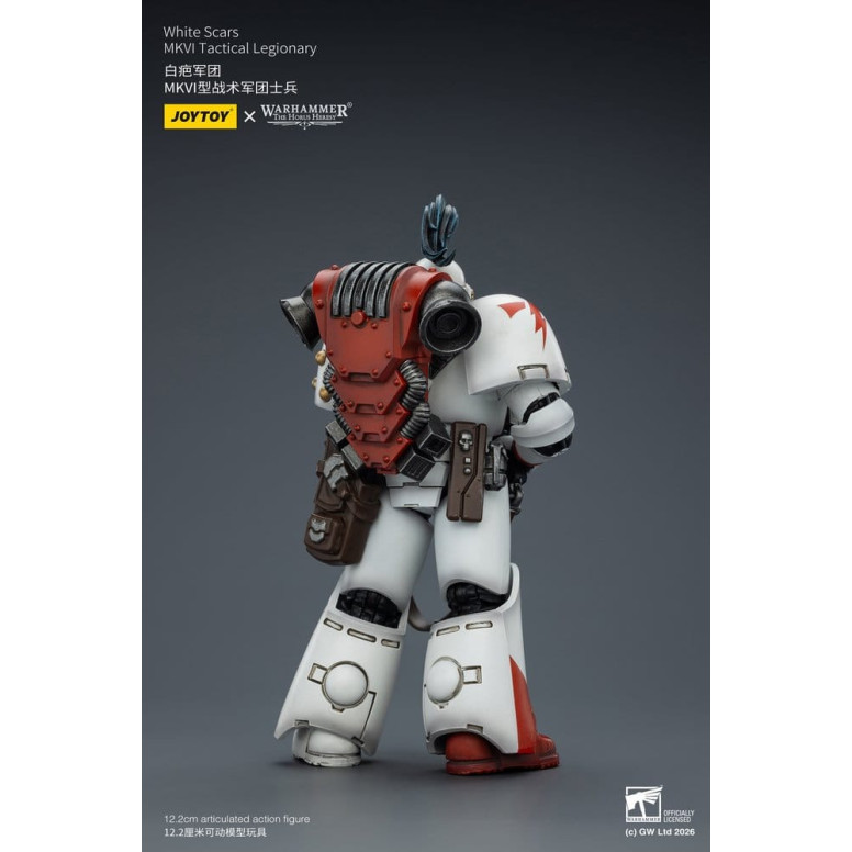 Joytoy - Warhammer - White Scars Mk IV Tactical Squad - MKVI Tactical Legionary 1/18
