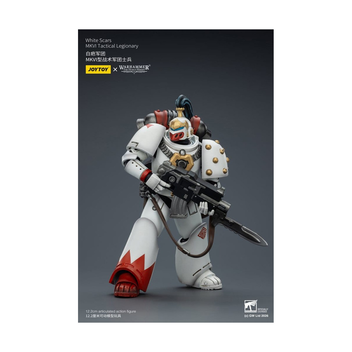 Joytoy - Warhammer - White Scars Mk IV Tactical Squad - MKVI Tactical Legionary 1/18