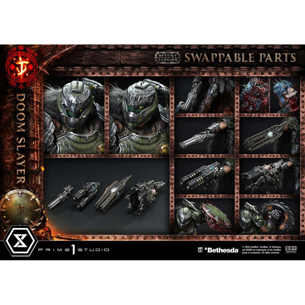 Prime 1 Studio - Doom the Dark Ages - Doom Slayer Deluxe Bonus Version.