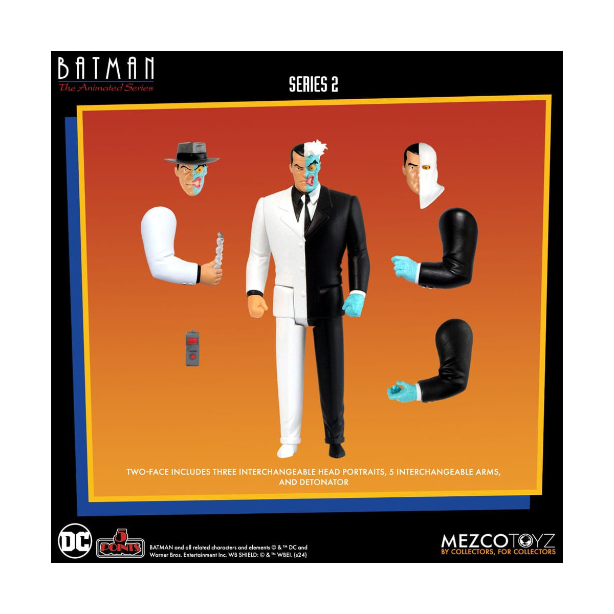 Mezco 5 Points - DC Comics Batman: The Animated Series - Deluxe Boxset 4 characters - Serie 2