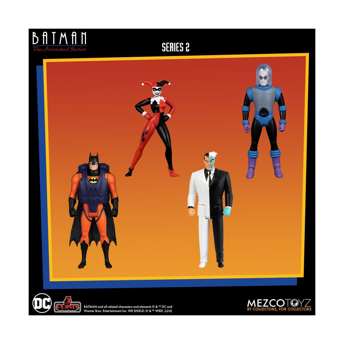 Mezco 5 Points - DC Comics Batman: The Animated Series - Deluxe Boxset 4 characters - Serie 2