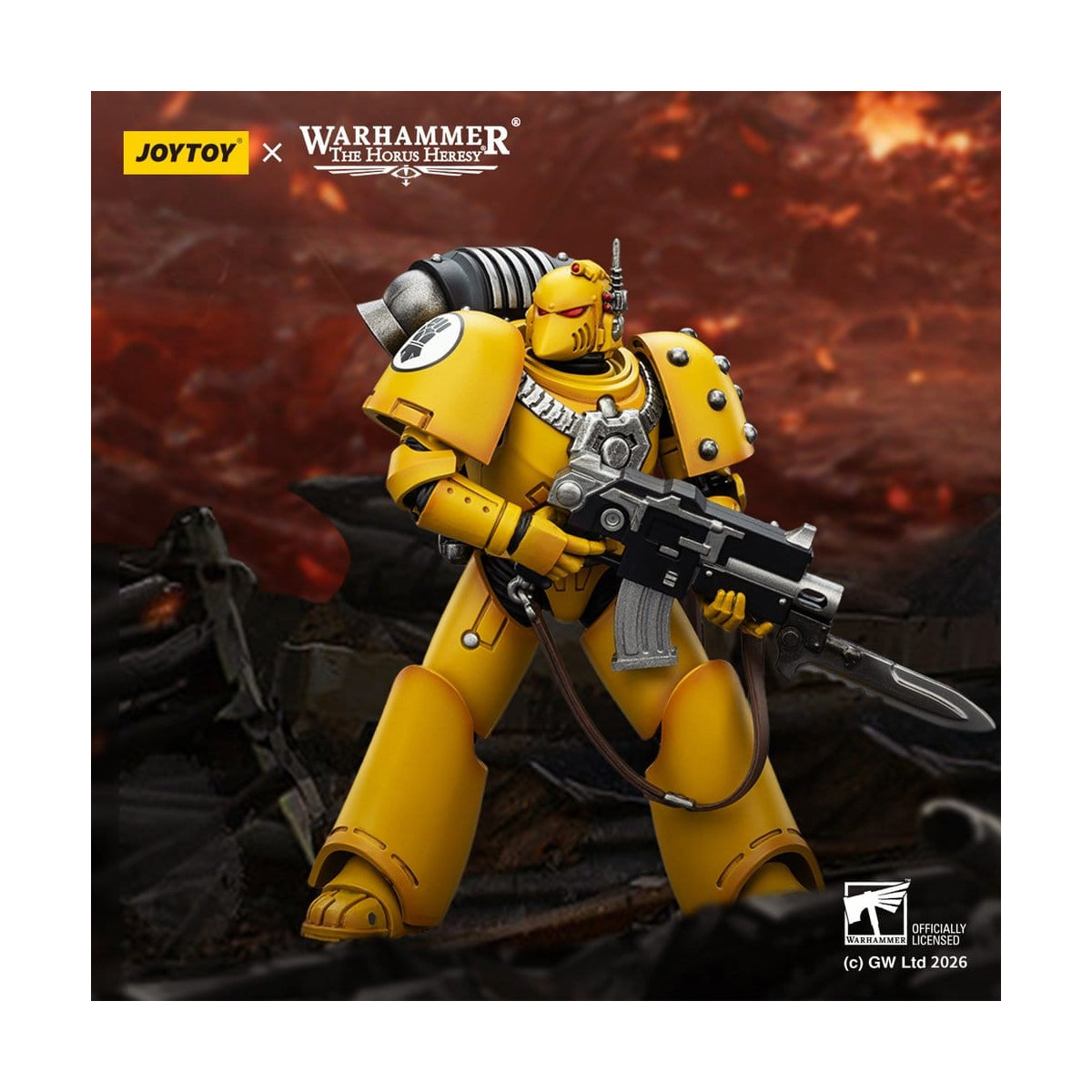 Joytoy - Warhammer - Imperial Fist- MKIV Tactical Legionary - The Horus Heresy