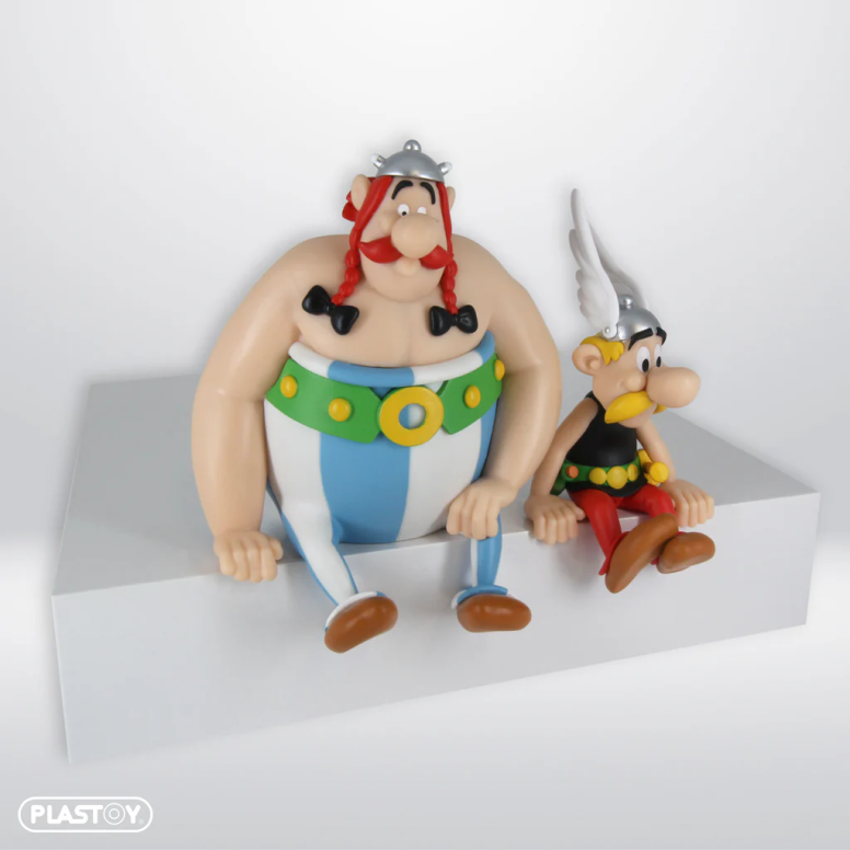Plastoy Asterix - ASTERIX & OBELIX SITTING