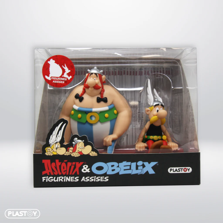 Plastoy Asterix - ASTERIX & OBELIX SITTING