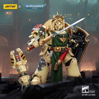 JoyToy Space Marines - Dark Angels - Deathwing Knight with Power Sword Storm Shield and teleport homer 1/18 - Warhammer 40K