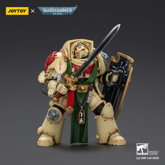 JoyToy Space Marines - Dark Angels - Deathwing Knight with Power Sword Storm and Shield 1/18 - Warhammer 40k