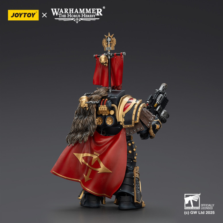 JoyToy Space Marines - Sons of Horus - Legion Cataphractii Praetor with Combi-Melta and Power Maul 1/18 - Warhammer 40K