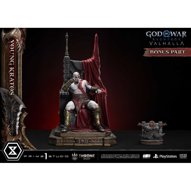 Prime 1 Studio - God of War: Ragnarok Valhalla - YOUNG KRATOS Bonus Version - Throne Legacy 1/3