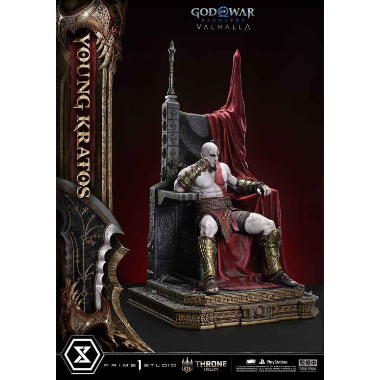 Prime 1 Studio - God of War: Ragnarok Valhalla - YOUNG KRATOS Bonus Version - Throne Legacy 1/3