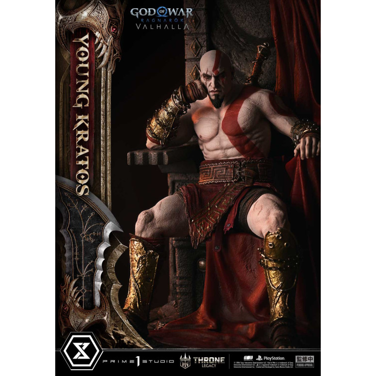 Prime 1 Studio - God of War: Ragnarok Valhalla - YOUNG KRATOS Bonus Version - Throne Legacy 1/3