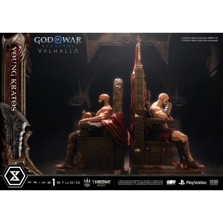 Prime 1 Studio - God of War: Ragnarok Valhalla - YOUNG KRATOS Bonus Version - Throne Legacy 1/3