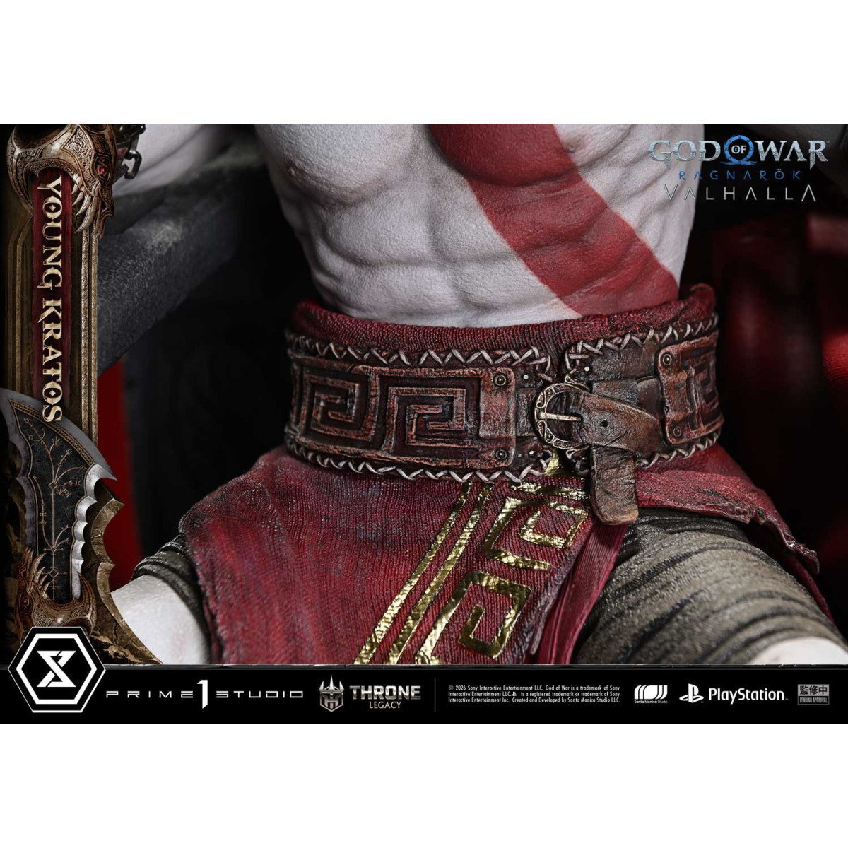 Prime 1 Studio - God of War: Ragnarok Valhalla - YOUNG KRATOS Bonus Version - Throne Legacy 1/3