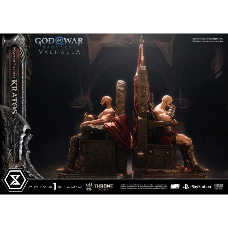 Prime 1 Studio - God of War: Ragnarok Valhalla - MASTER THYSELF KRATOS Bonus Version - Throne Legacy 1/3