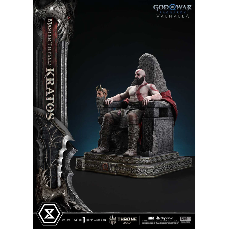 Prime 1 Studio - God of War: Ragnarok Valhalla - MASTER THYSELF KRATOS Bonus Version - Throne Legacy 1/3