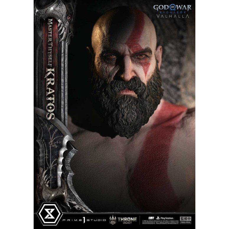 Prime 1 Studio - God of War: Ragnarok Valhalla - MASTER THYSELF KRATOS Bonus Version - Throne Legacy 1/3