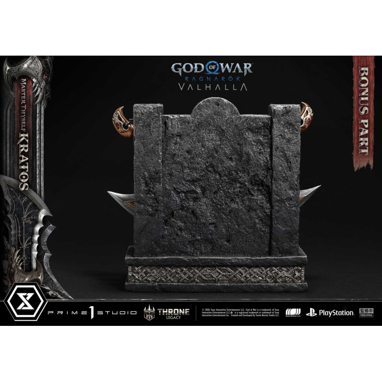 Prime 1 Studio - God of War: Ragnarok Valhalla - MASTER THYSELF KRATOS Bonus Version - Throne Legacy 1/3
