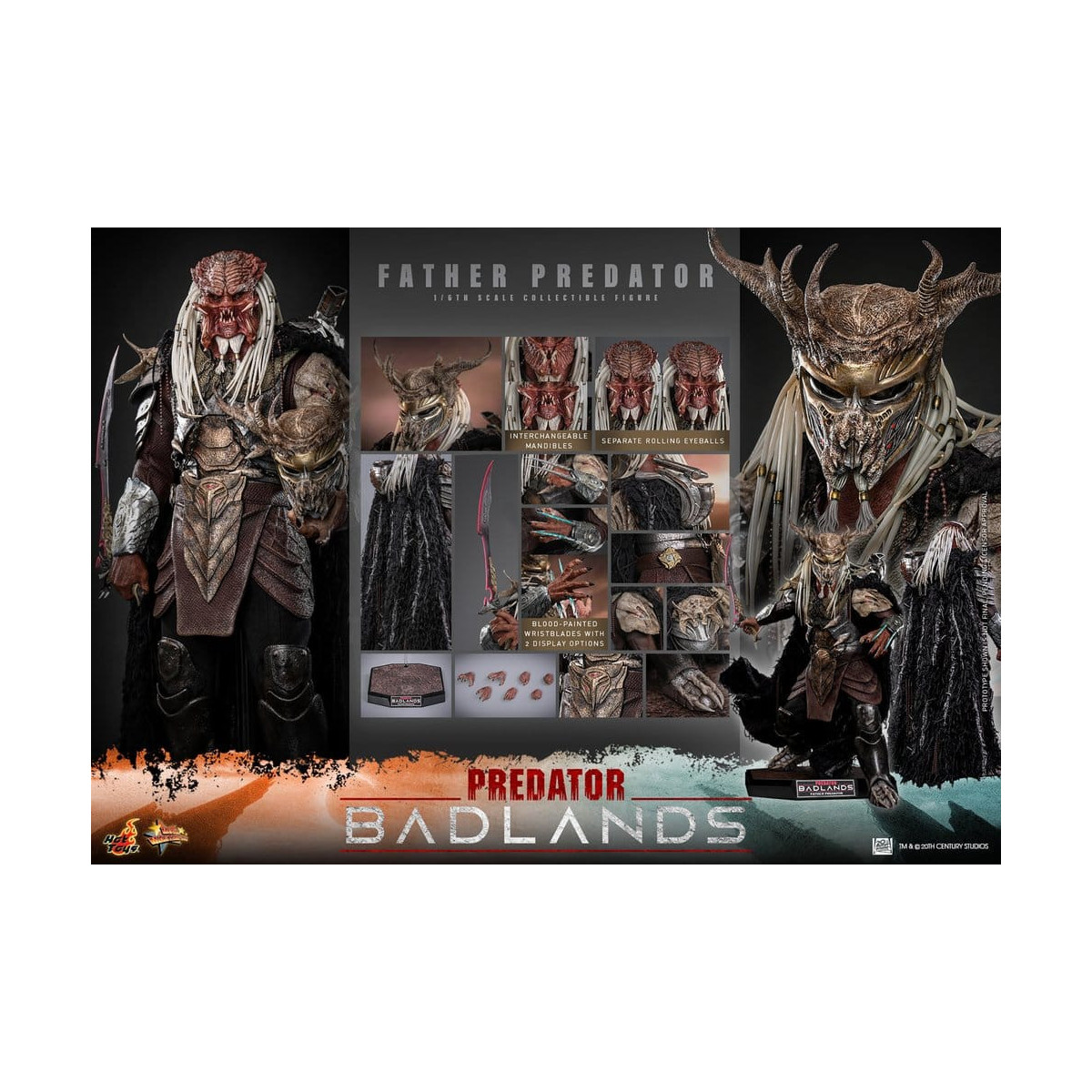 Hot Toys - Predator: Badlands - Father Predator Njohrr 1/6