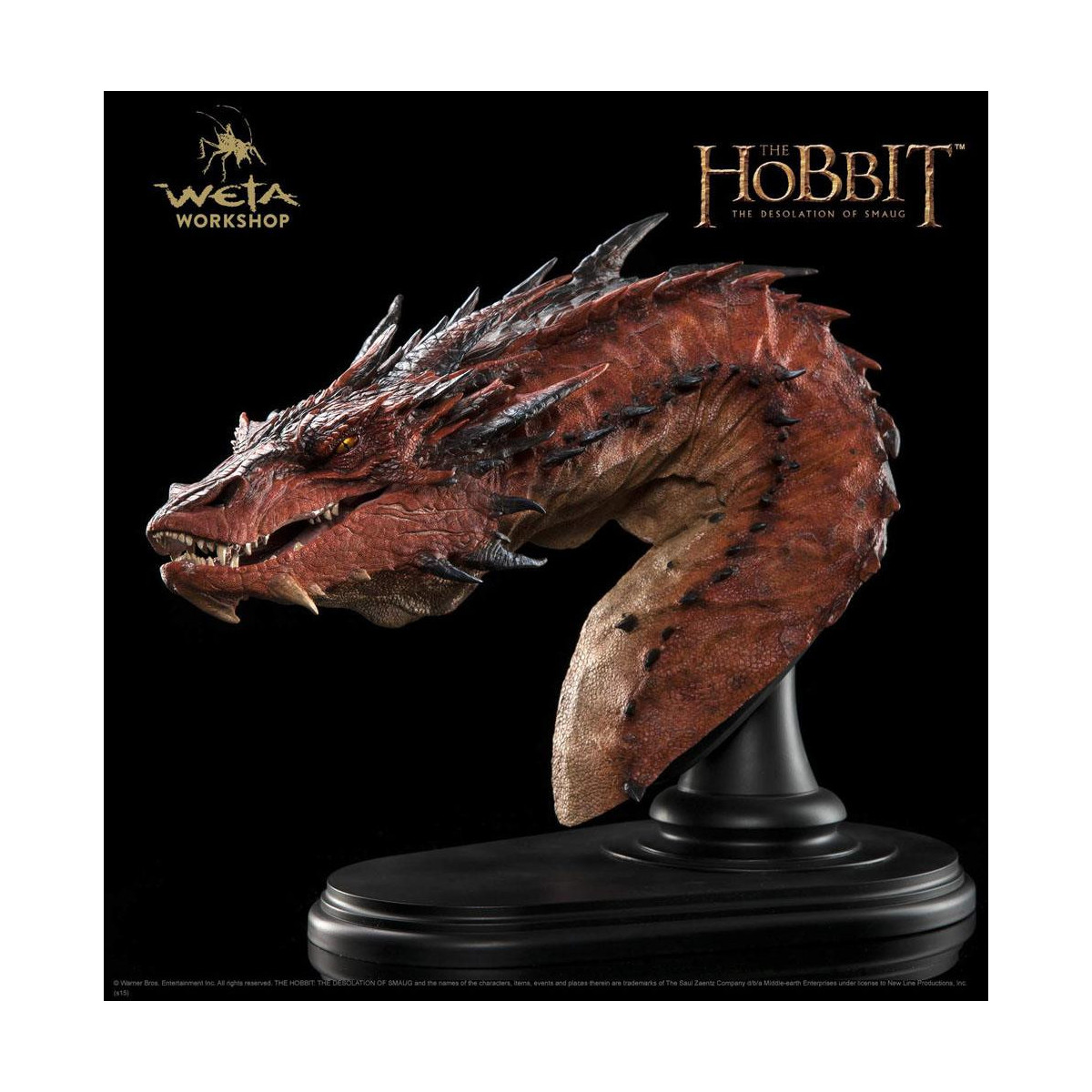 Weta Workshop - Smaug bust - The Hobbit: The Desolation of Smaug (reedition)