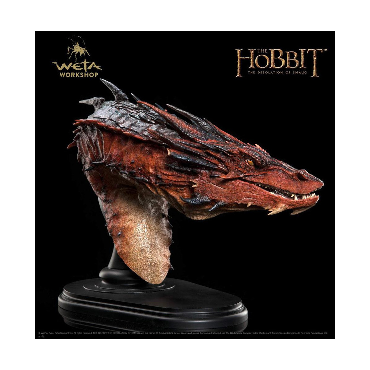 Weta Workshop - Smaug bust - The Hobbit: The Desolation of Smaug (reedition)
